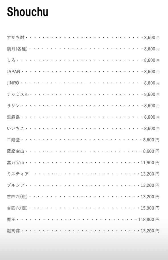 焼酎